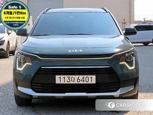Kia Di Ol Nu Niro 2022 Темно-зеленый из Кореи