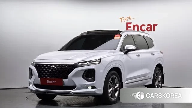 Hyundai Santa Fe TM 2019 Белый из Кореи