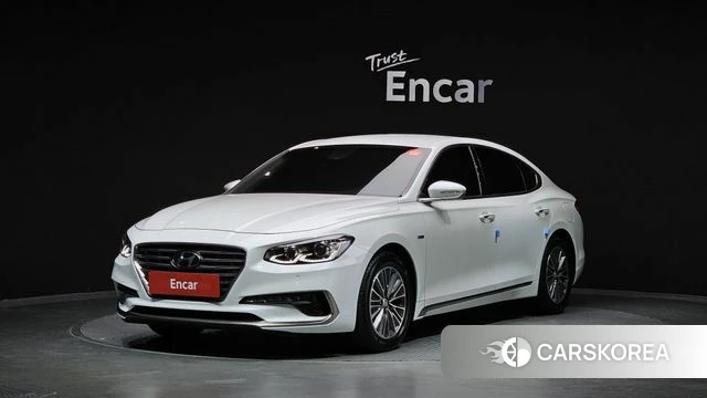 Hyundai Grandeur IG Hybrid 2018 Белый из Кореи