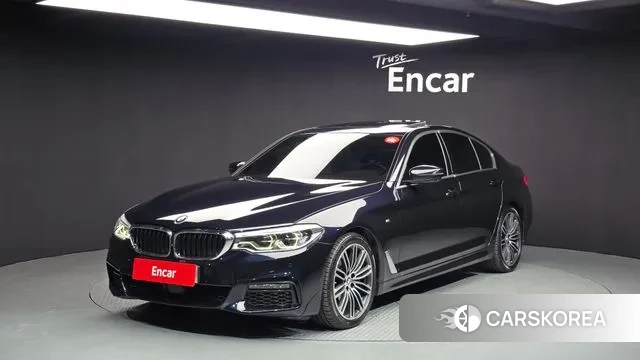 BMW 5 Series (G30) 2019 Черный из Кореи