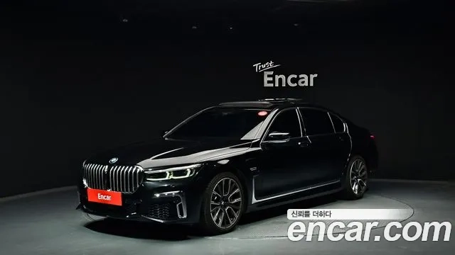 BMW 7 Series (G11) 2022 Черный из Кореи