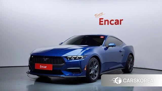 Ford Mustang 7th Generation 2024 Синий из Кореи