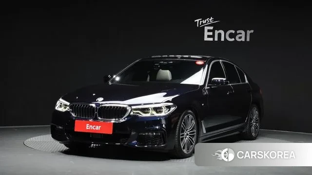 BMW 5 Series (G30) 2019 Синий из Кореи