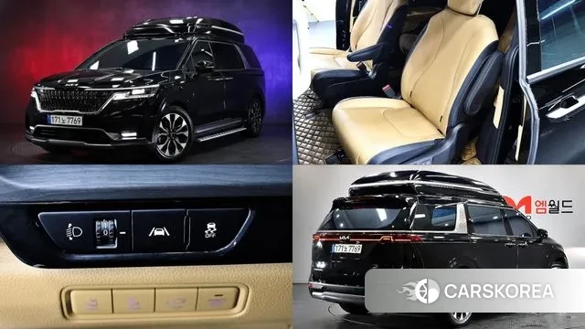 Kia Carnival 4th generation 2022 Черный из Кореи