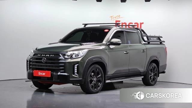 Ssangyong The New Rexton Sports Cannes 2022 Темно-зеленый из Кореи