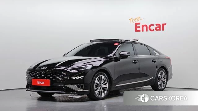 Kia K8 Hybrid 2023 Черный из Кореи