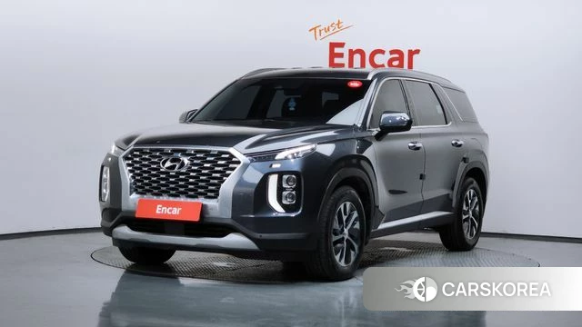 Hyundai Palisade 2021 Небесно-голубой из Кореи