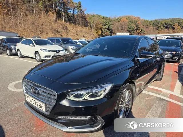 Hyundai Grandeur IG Hybrid 2018 Черный из Кореи