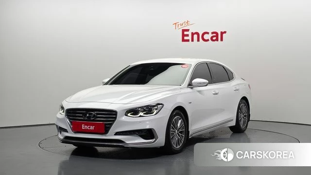 Hyundai Grandeur IG Hybrid 2018 Белый из Кореи