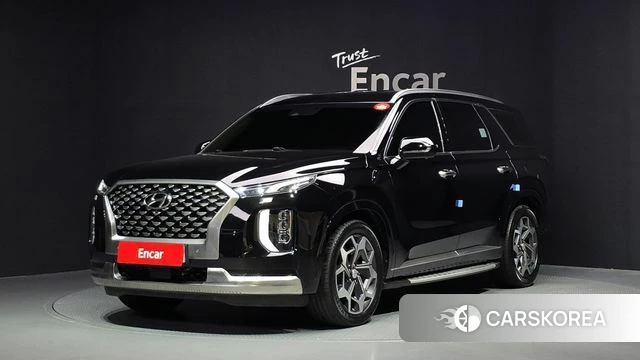 Hyundai Palisade 2022 Черный из Кореи