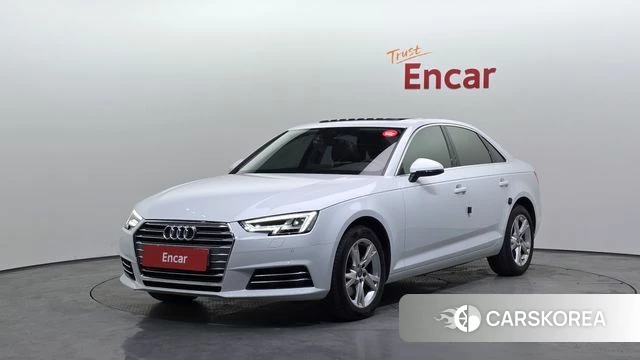 Audi A4 (B9) 2018 Белый из Кореи