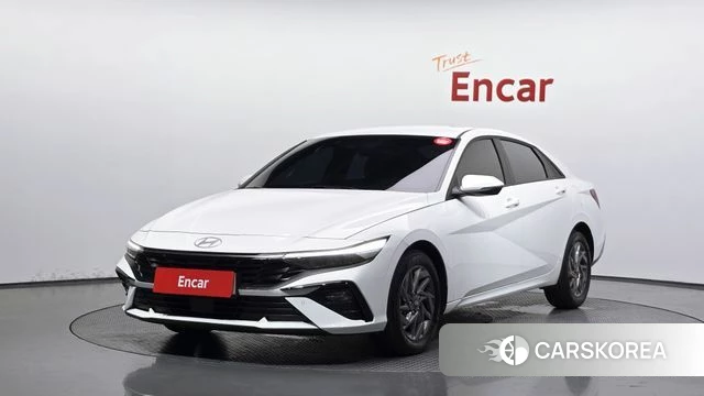 Hyundai The New Avante (CN7) 2025 Белый из Кореи