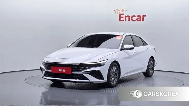 Hyundai The New Avante Hybrid (CN7) 2023 Белый из Кореи