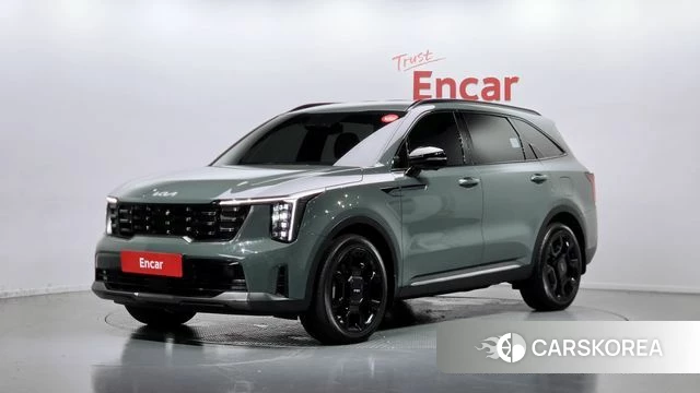 Kia The New Sorento 4th Generation 2023 Светло-зеленый из Кореи