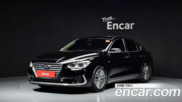 Hyundai Grandeur IG Hybrid 2018 Черный из Кореи