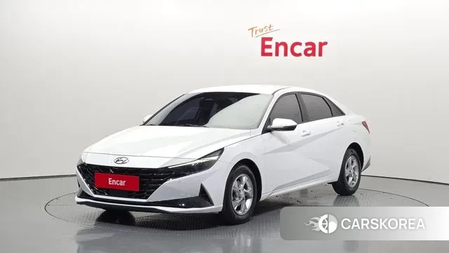 Hyundai Avante (CN7) 2020 Белый из Кореи