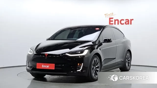 Tesla Model X 2019 Черный из Кореи