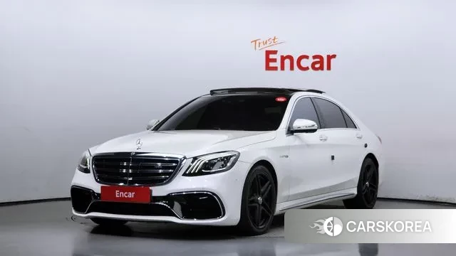 Mercedes-Benz S-Class W222 2018 Белый из Кореи