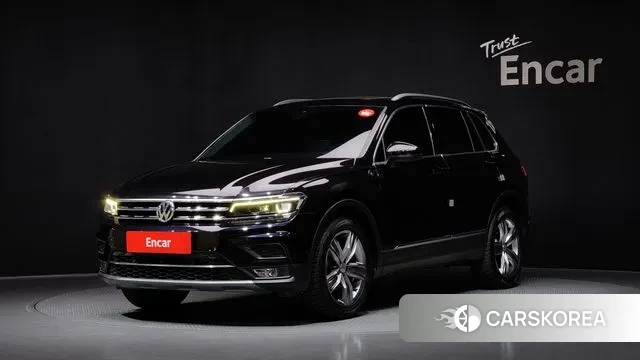Volkswagen Tiguan second Generation 2018 Черный из Кореи