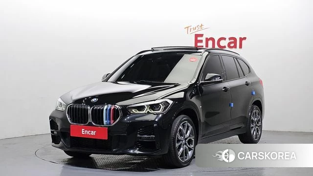 BMW X1 (F48) 2022 Черный из Кореи