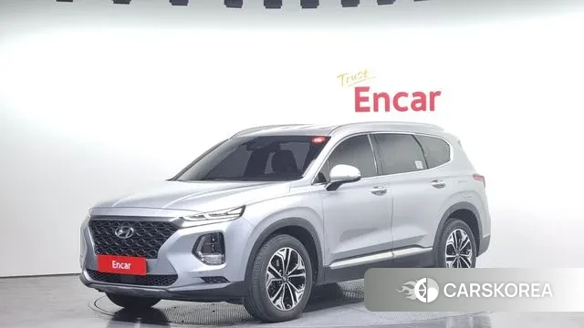 Hyundai Santa Fe TM 2018 Серебристо-серый из Кореи