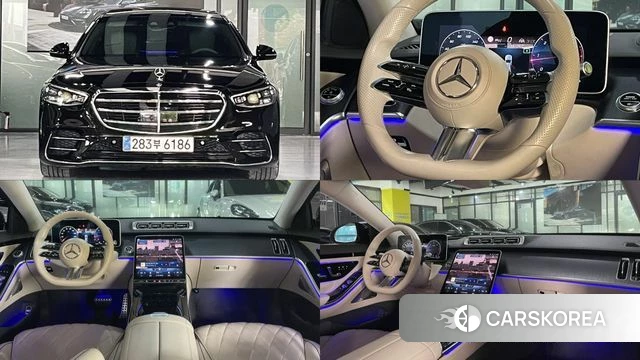 Mercedes-Benz S-Class W223 2022 Черный из Кореи