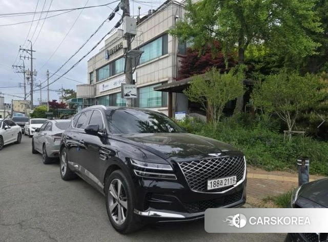 Genesis GV80 2021 Черный из Кореи