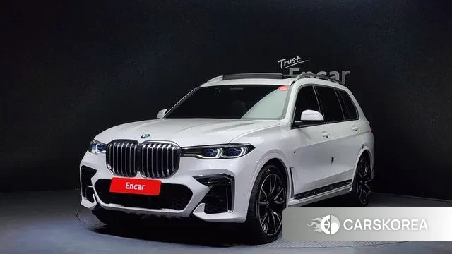 BMW X7 (G07) 2021 Белый из Кореи
