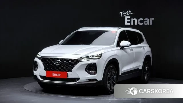 Hyundai Santa Fe TM 2019 Белый из Кореи