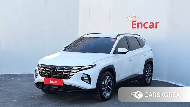 Hyundai Tucson Hybrid (NX4) 2021 Белый из Кореи