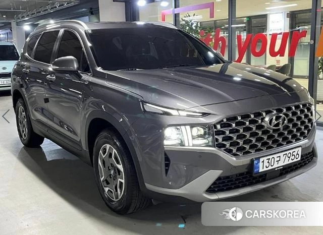 Hyundai The New Santa Fe 2023 Серый из Кореи