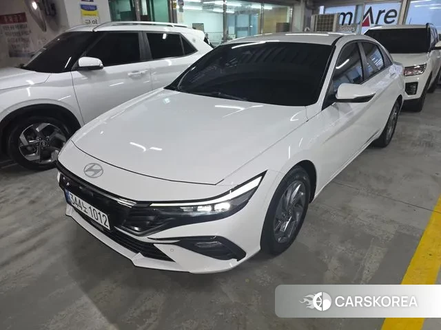 Hyundai The New Avante (CN7) 2024 Белый из Кореи