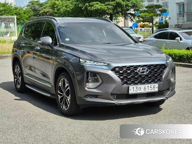 Hyundai Santa Fe TM 2019 Серый из Кореи