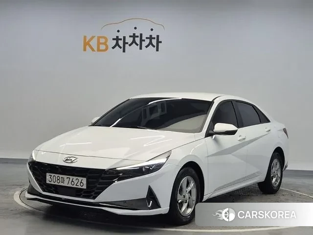 Hyundai Avante (CN7) 2022 Белый из Кореи