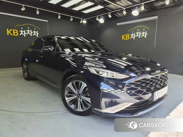 Kia K8 Hybrid 2022 Синий из Кореи