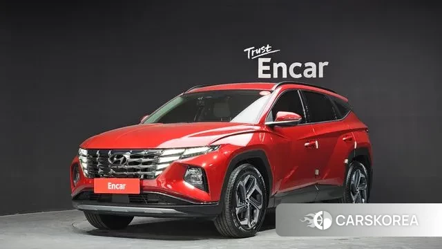 Hyundai Tucson (NX4) 2021 Красный из Кореи