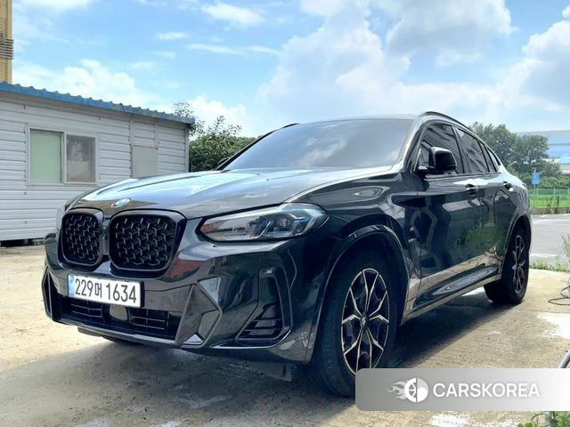BMW X4 (G02) 2024 Черный из Кореи