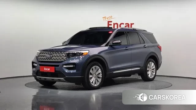 Ford Explorer 6th Generation 2021 Синий из Кореи