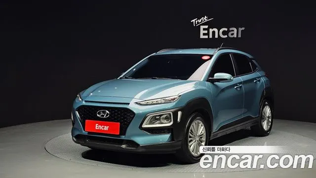Hyundai Kona 2018 Небесно-голубой из Кореи