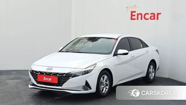 Hyundai Avante (CN7) 2020 Белый из Кореи
