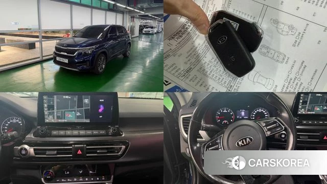 Kia Seltos 2020 Синий из Кореи