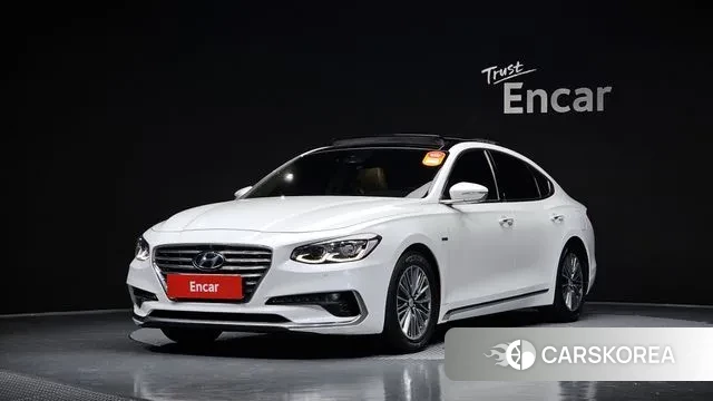 Hyundai Grandeur IG Hybrid 2019 Белый из Кореи
