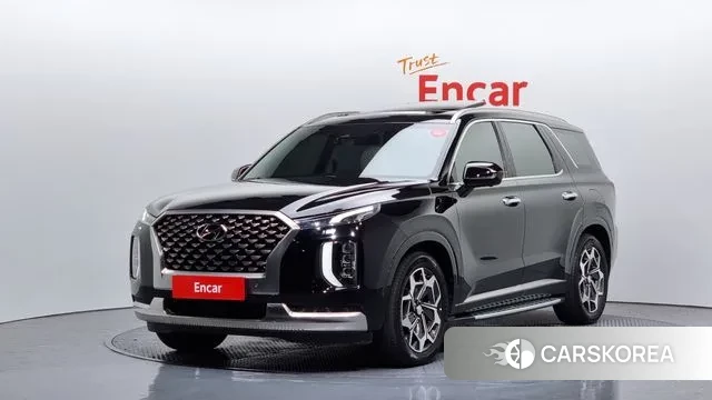 Hyundai Palisade 2021 Черный из Кореи