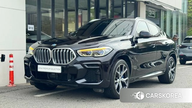 BMW X6 (G06) 2022 Черный из Кореи