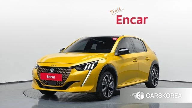 Peugeot e-208 second Generation 2020 Желтый из Кореи