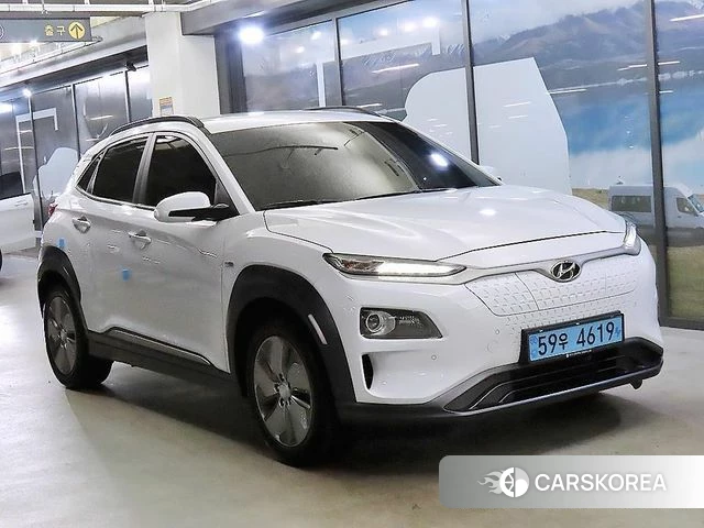 Hyundai Kona Electric 2019 Белый из Кореи