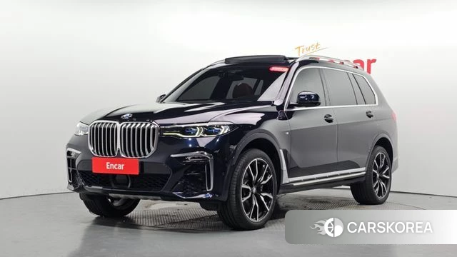 BMW X7 (G07) 2020 Черный из Кореи
