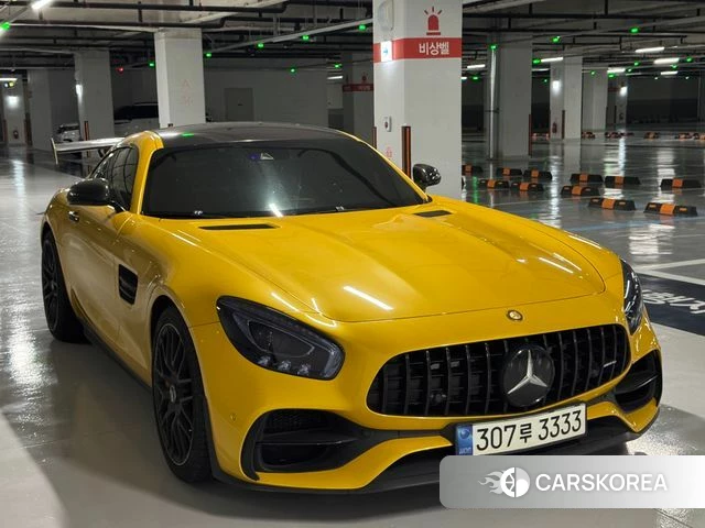 Mercedes-Benz AMG GT 2018 Желтый из Кореи