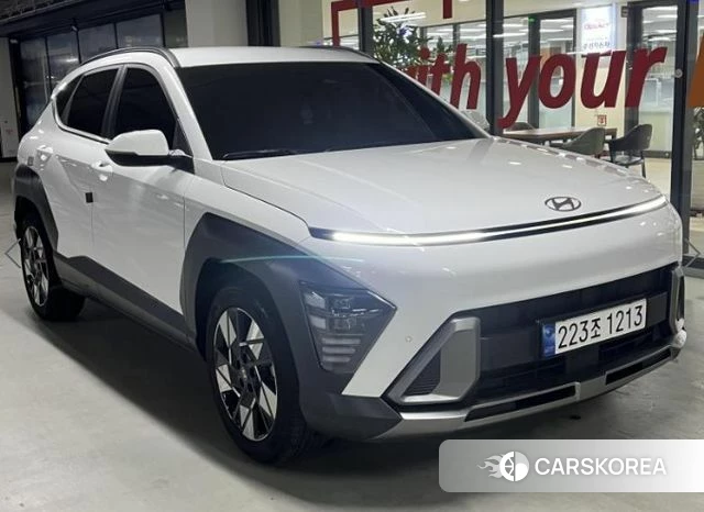 Hyundai Kona Hybrid (SX2) 2023 Белый из Кореи