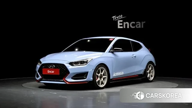 Hyundai Veloster (JS) 2019 Небесно-голубой из Кореи
